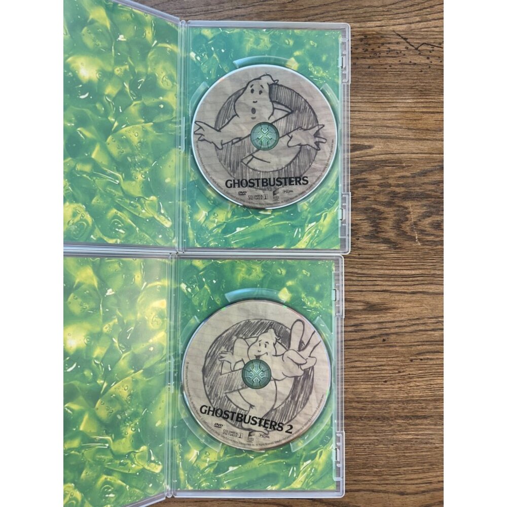 Ghostbusters 1 & 2 DVD Double Feature Comedy Movie Bill Murray Aykroyd Pre-Owned - Picture 5 of 5